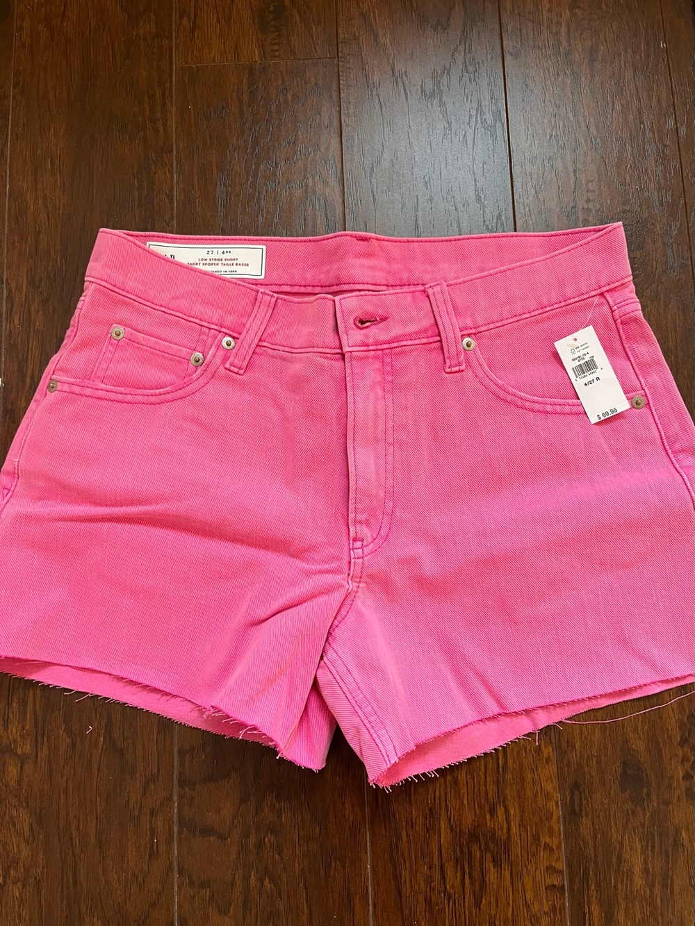 GAP Hot Pink Denim Cutoff Shorts